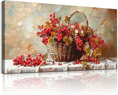 Miniatura 13 de hyidecorart Arte de pared grande para cocina, decoración de pared para sala de estar, comedor, decoración de bodegón, copa de vino, impresiones en