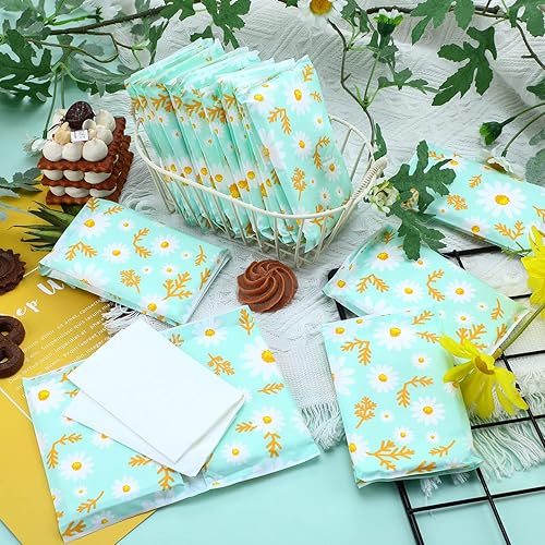 Miniatura 10 de Geyee Paquete de 50 paquetes de pañuelos faciales de viaje, pañuelos desechables de bolsillo para invitados de boda, viajes, escuela, suministros