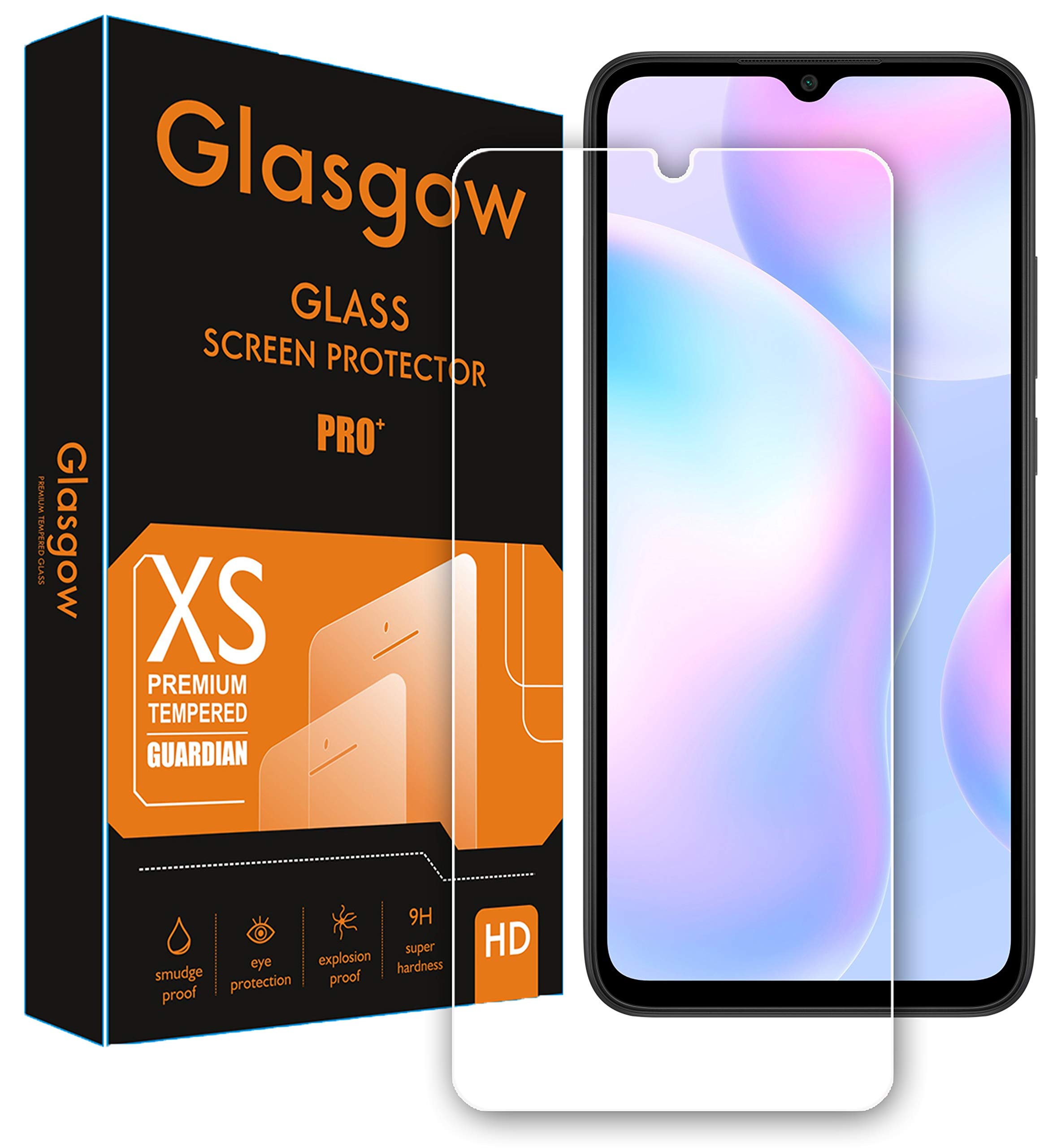 Glasgow |For Mi Redmi 9i | Tempered Glass Screen Protector Guard | Bubble Free Installation | Gorilla (B08K2N1HMT) Amazon Price History, Amazon Price Tracker