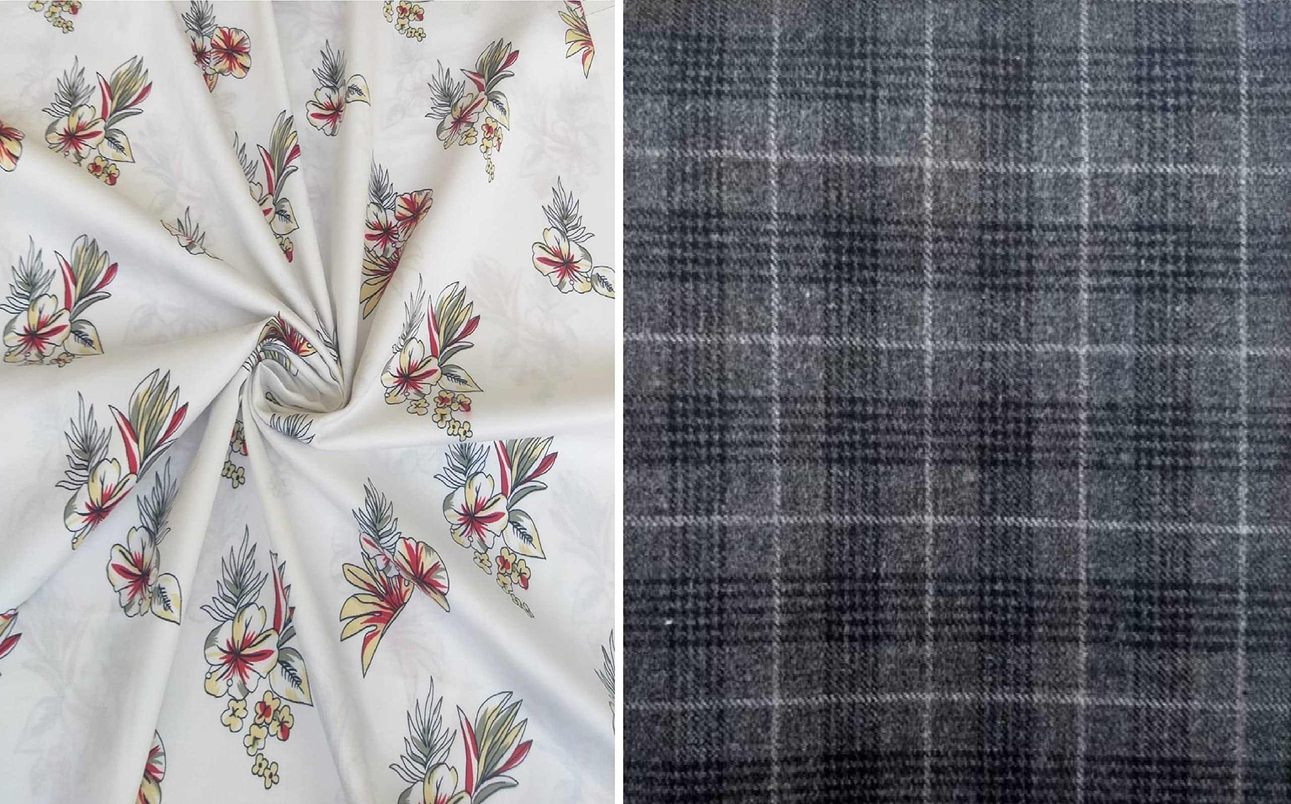 Pri & Su CottLinns Combo of Giza Cotton Printed Shirt 110006 & Trouser Fabric 90065-picture-30