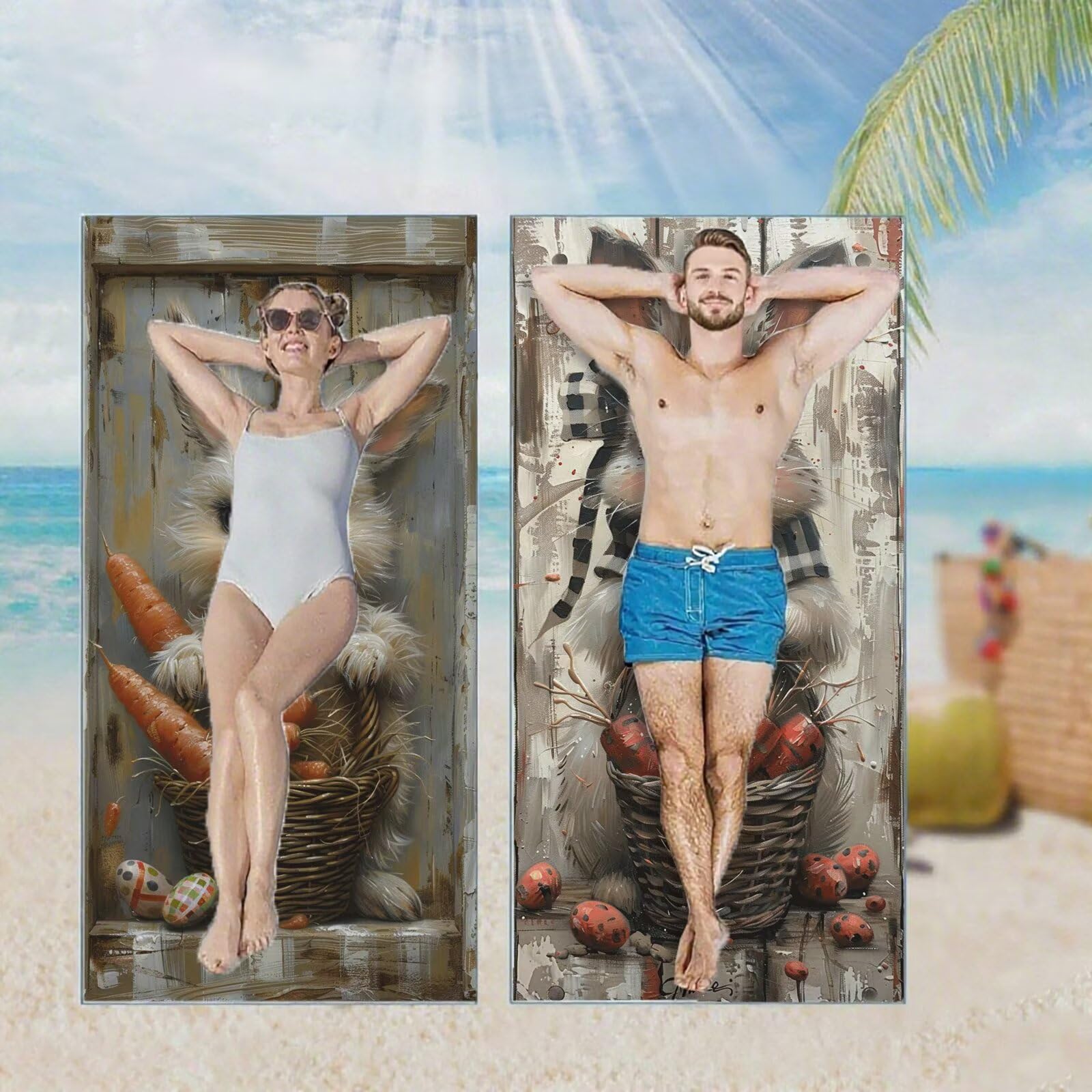 Ręcznik plażowy, ręczniki plażowe z mikrofibry, szybkoschnące lekkie ręczniki podróżne bez piasku, duży ręcznik kąpielowy dla dorosłych 90 x 200 cm, do pływania na basen, jogę, siłownię, kemping