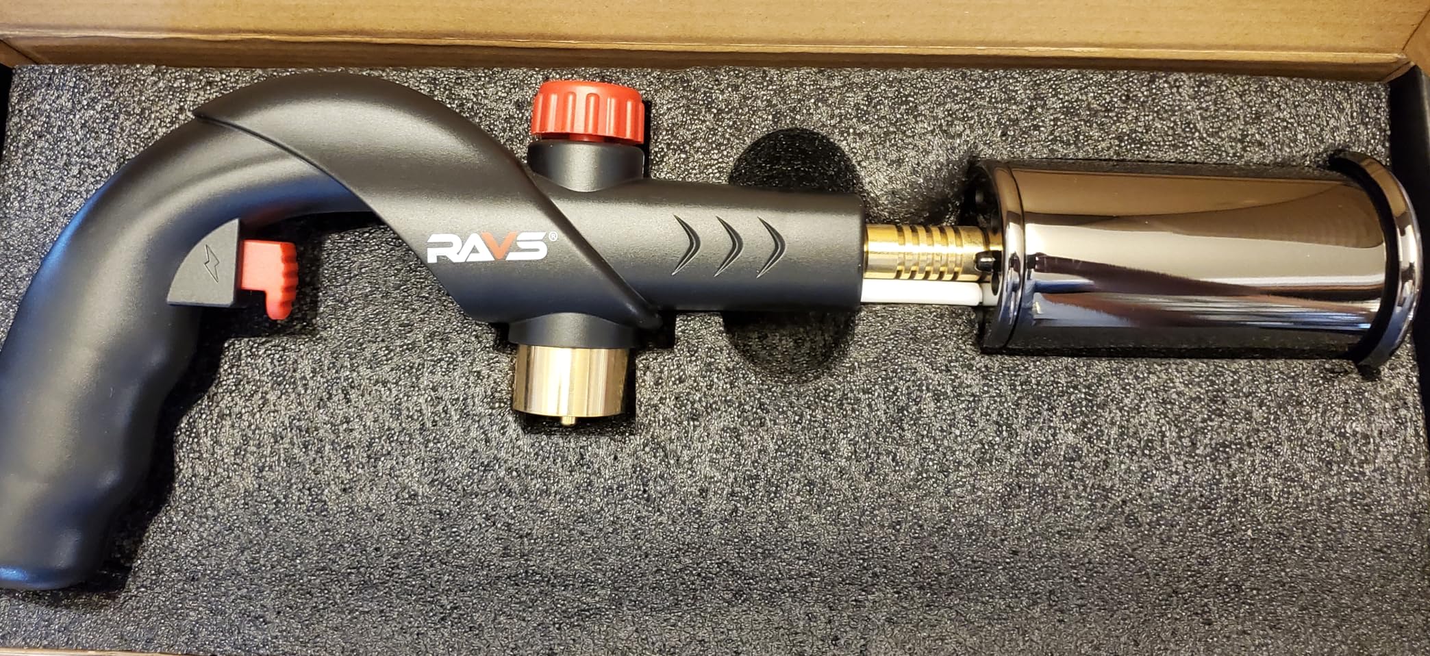 ravs Propane Cooking Torch, Adjustable Meat Searing Torch, Powerful Fire Starter