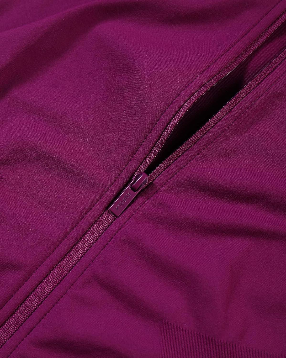 AUROLA Influence Athletic Workout Jacket for Women, Lightweight Slim Fit Full Zip Running Yoga Sports Jacket with Thumb Holes - Image 5