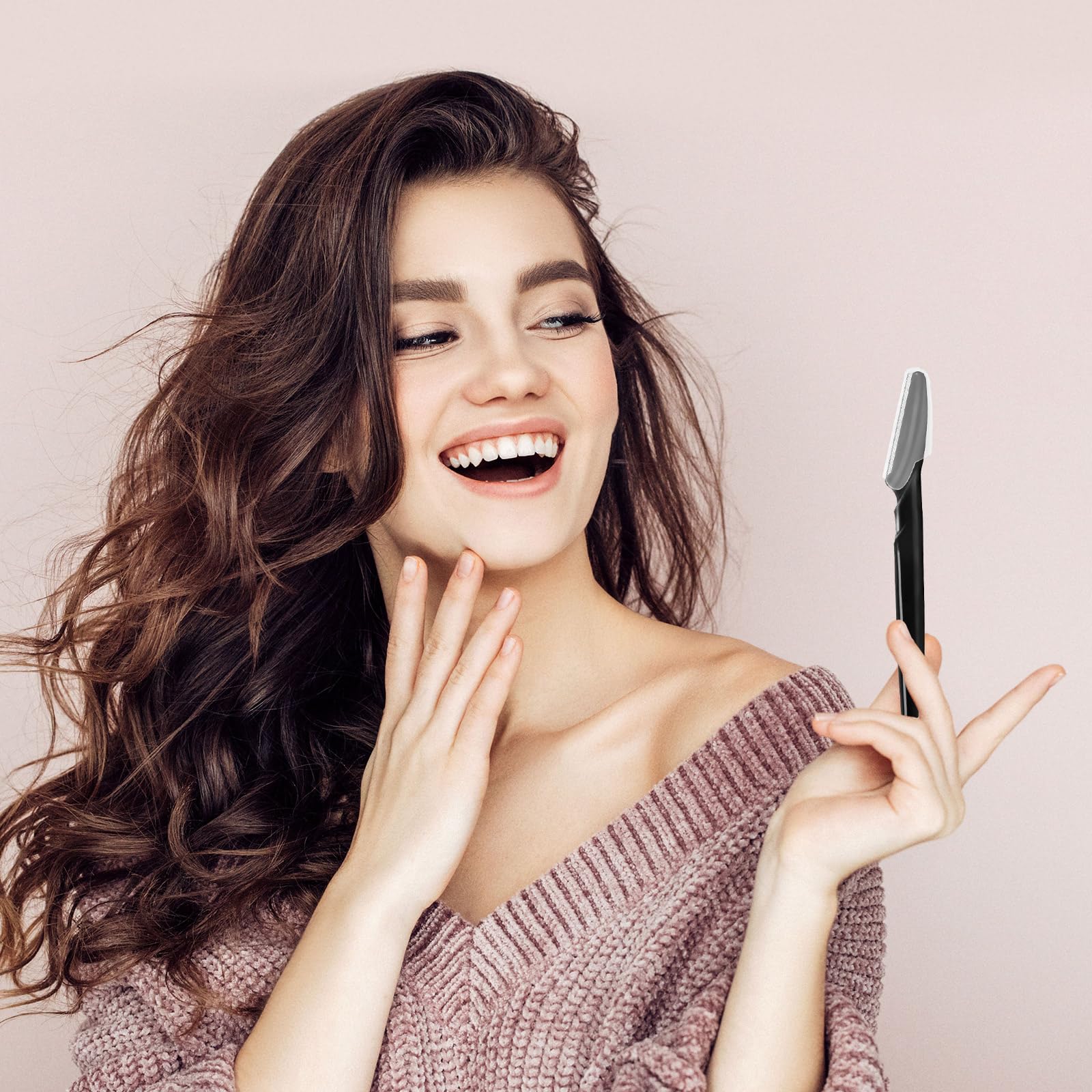 21 Stück Augenbrauen-Rasierer, Gesichtsrasierer, Mehrzweck, Peeling-Dermaplaning-Werkzeuge, Augenbrauen-Trimmer, Rasierer mit Sicherheitsabdeckung, Gesichtshaarentfernung für Frauen und Männer,