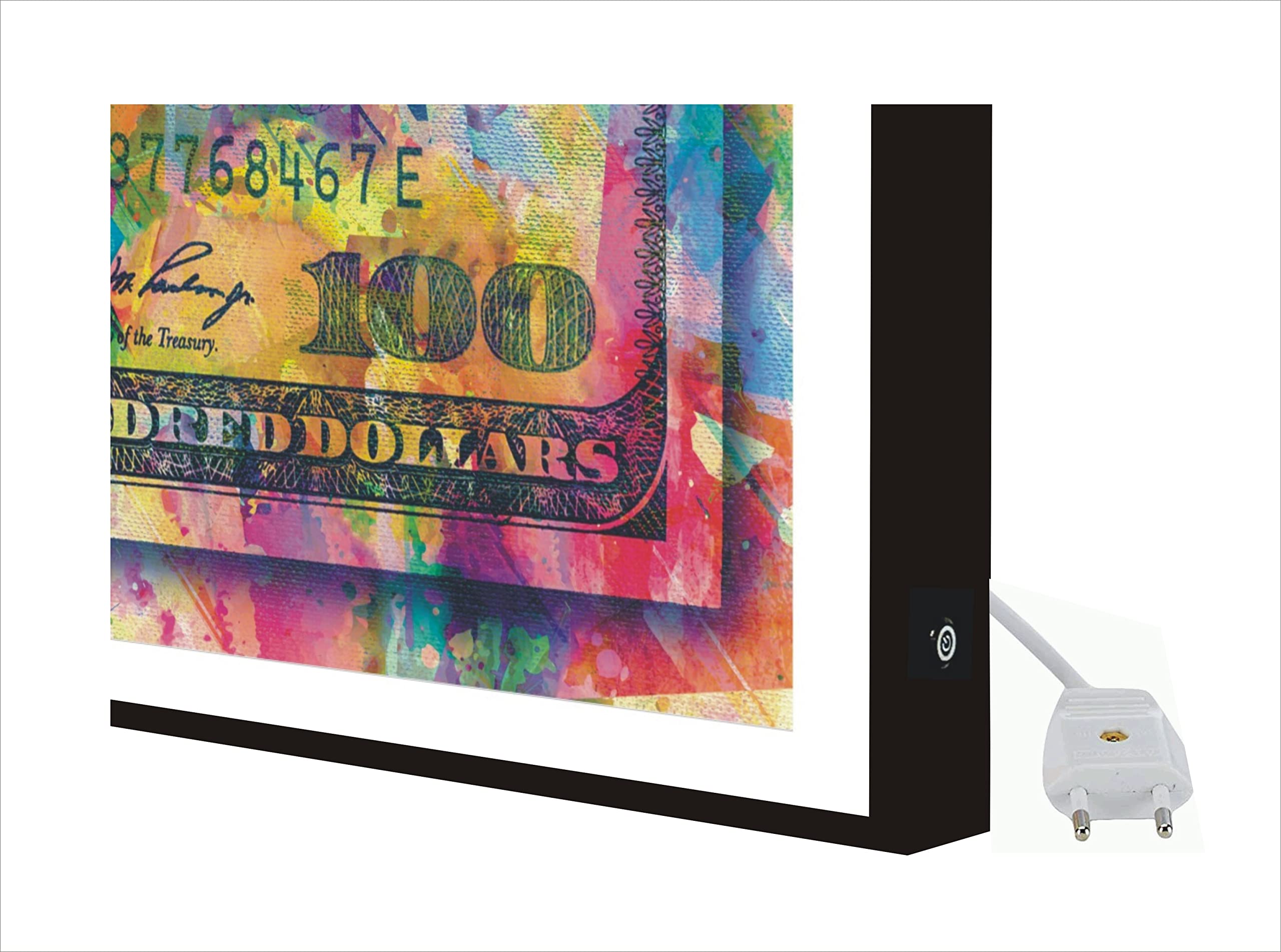 Quadro Retroilluminato LED Con Cornice Legno - Immagine Mare Per Ambiente - Foto 6