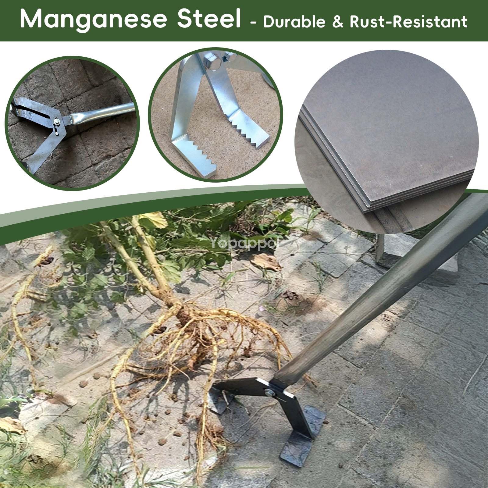 Extractor de árboles jóvenes Alto apalancamiento, removedor malezas jardín para arrancar Tallos leñosos, arbustos, Enredaderas, Herramienta Manual Que Ahorra Esfuerzo para y paisajismo