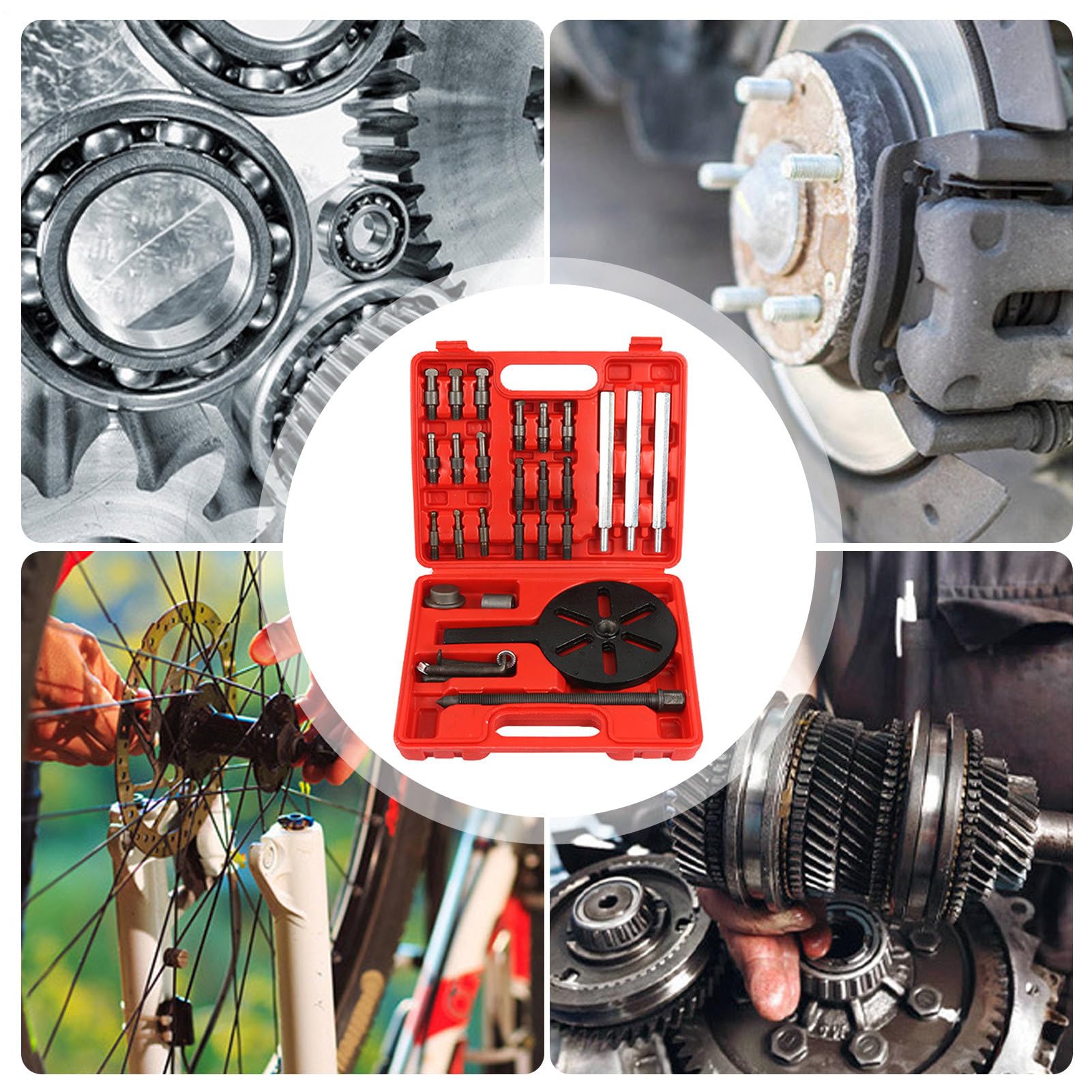 Estrattori Cuscinetti Divisore Esterno Rimozione | 21-in-1 Separatore Cuscinetti Per Ruote, Cambi, Attrezzature Meccaniche, SUV, RV, Camion, Veicolo, Trattore, Rimorchio