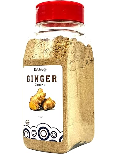Miniatura 2 de Polvo de jengibre molido 6 onzas sin OMG Kosher Halal y sin gluten jengibre de alta calidad marca Dubble O