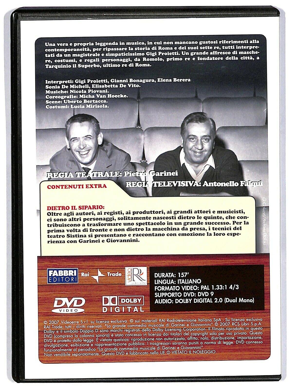 EBOND I 7 Re Di Roma - Proietti Commedia Musicale Garinei Giovannini DVD