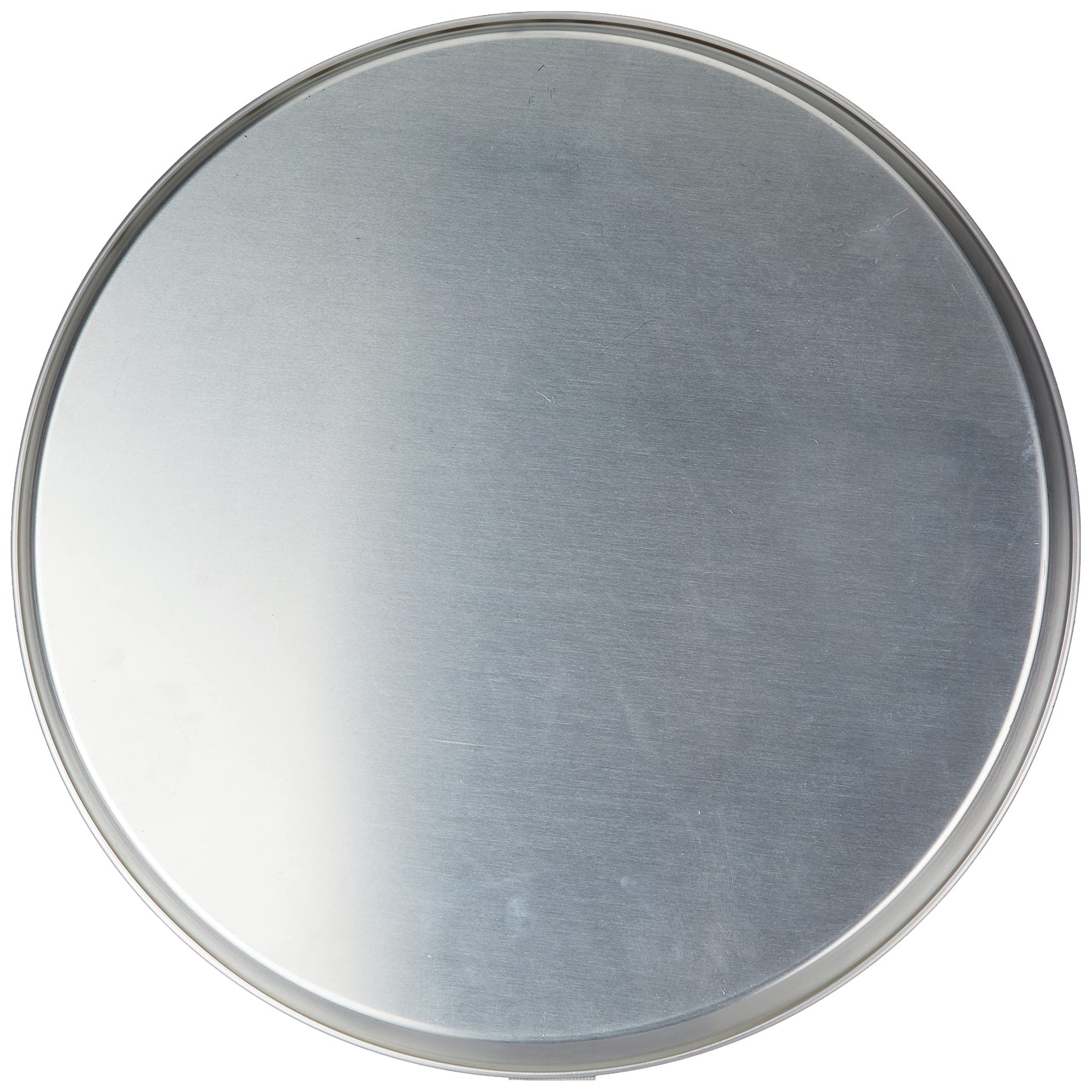 Pentole Agnelli Linea Pasticceria e Pizza Tortiera Conica in Alluminio con Orlo (H 3 cm), Argento, 45 cm