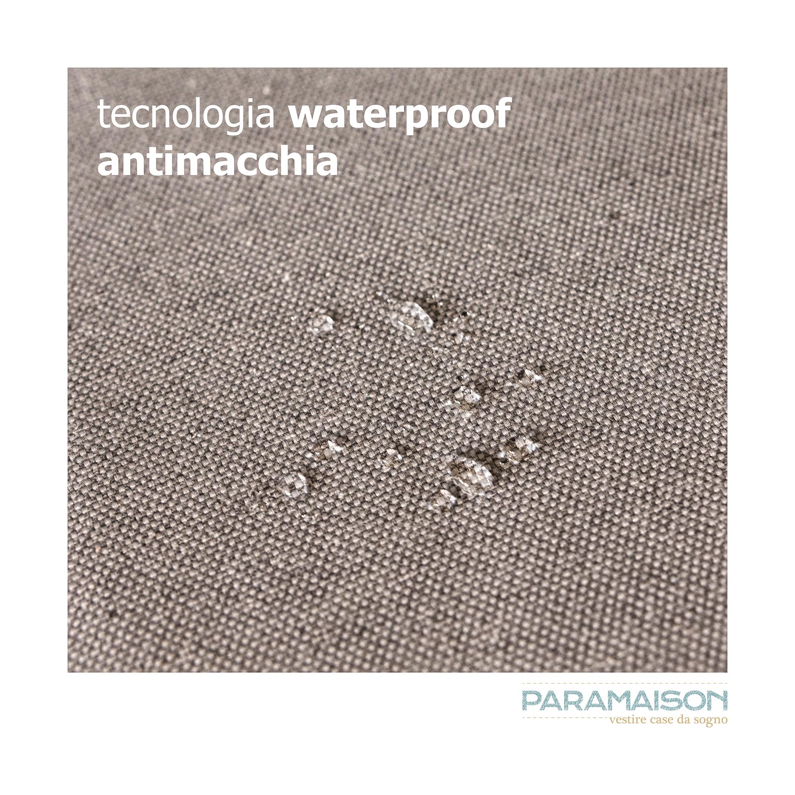 PARAMAISON Tovaglia Antimacchia 200x250, Tovaglia Quadrata Idrorepellente, Proteggi Tavolo, Arredo Casa Interno Esterno, Copritavolo Giardino, Ristorante, Compleanno, Antistiro, Tinta Unita Bianco
