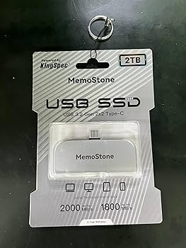 Aazon.co: KingSpec EoStone 1TB External SSD, USB 3.2 Gen2 Dual Type