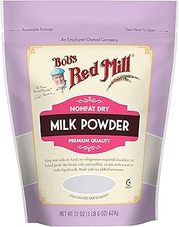 Non-Fat Dry Milk Powder, 22oz (Pack of 1) - Makes 26 Cups per Bag, Made in USA, Unflavored, Kosher