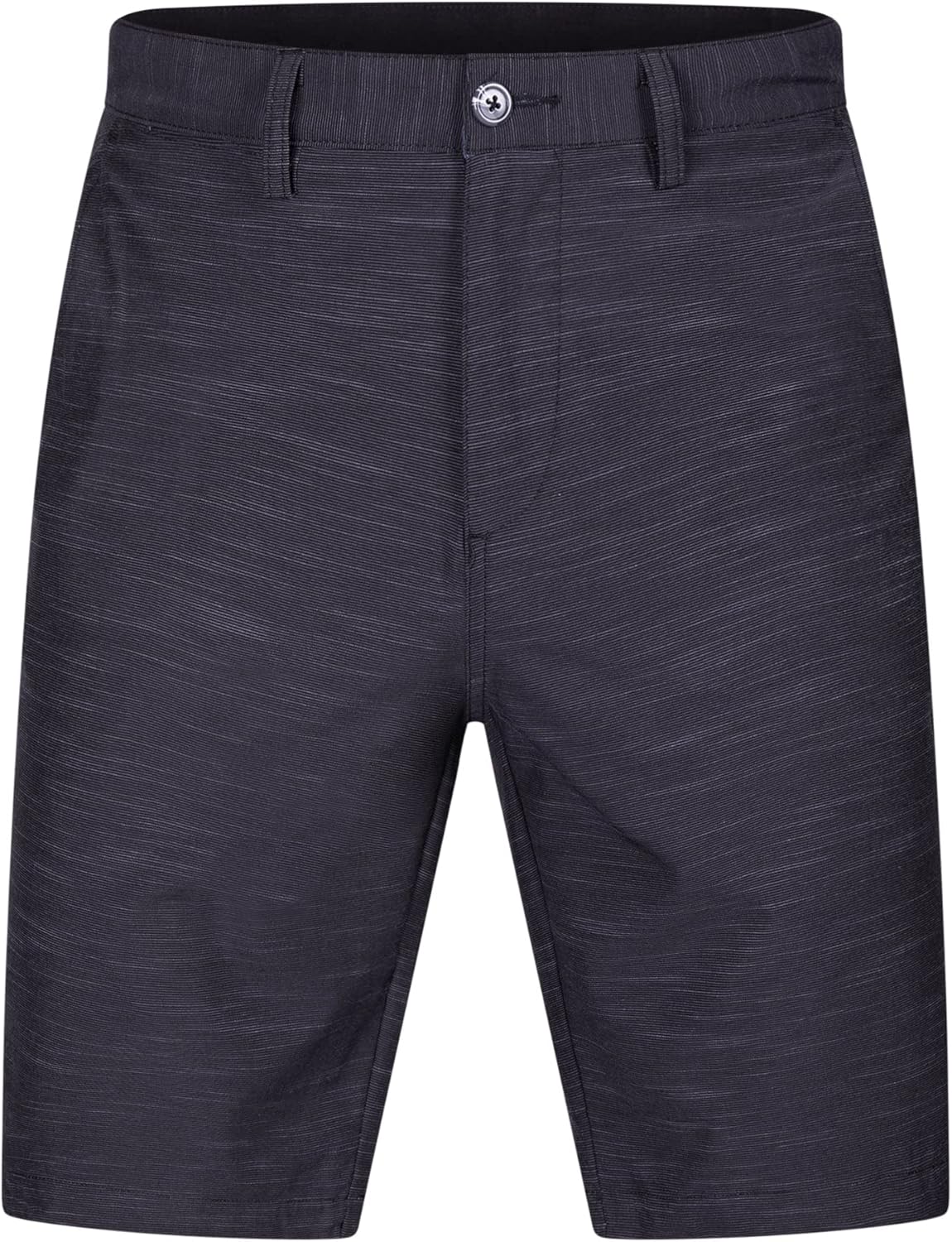 Brickline Mens Shorts for Men, Hybrid Casual Golf Dress Flat Front Quick Dry Stretch Board Shorts, Lightweight Chino Short Black - 33