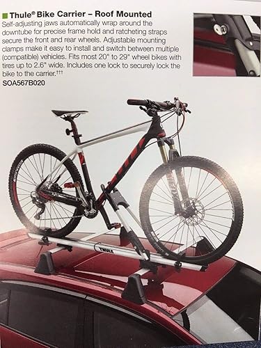 Subaru Forester Impreza Outback Ascent WRX STi Crosstrek 2008-2023 Soporte para bicicleta de techo OEM New Thule