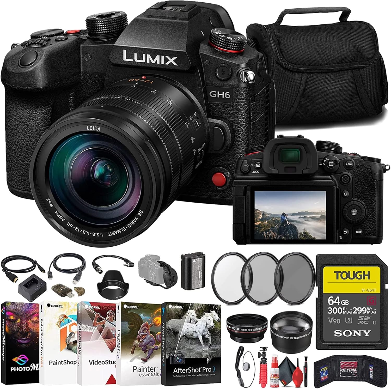 Panasonic Lumix GH6 Mirrorless Camera with 1260mm f/2.84