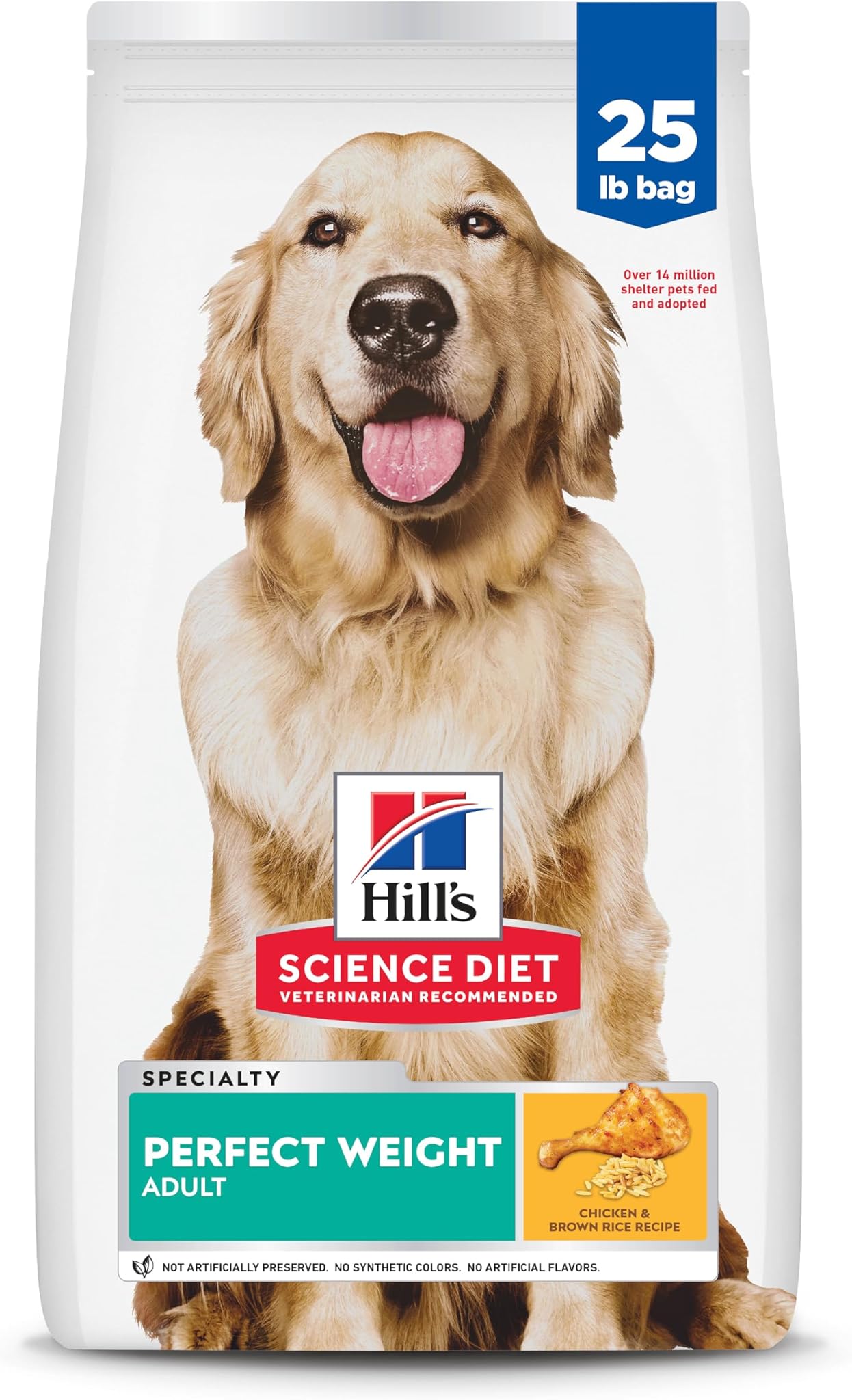 Adult Perfect Weight Dry Dog Food Chicken And Brown Rice | Desertcart Haiti