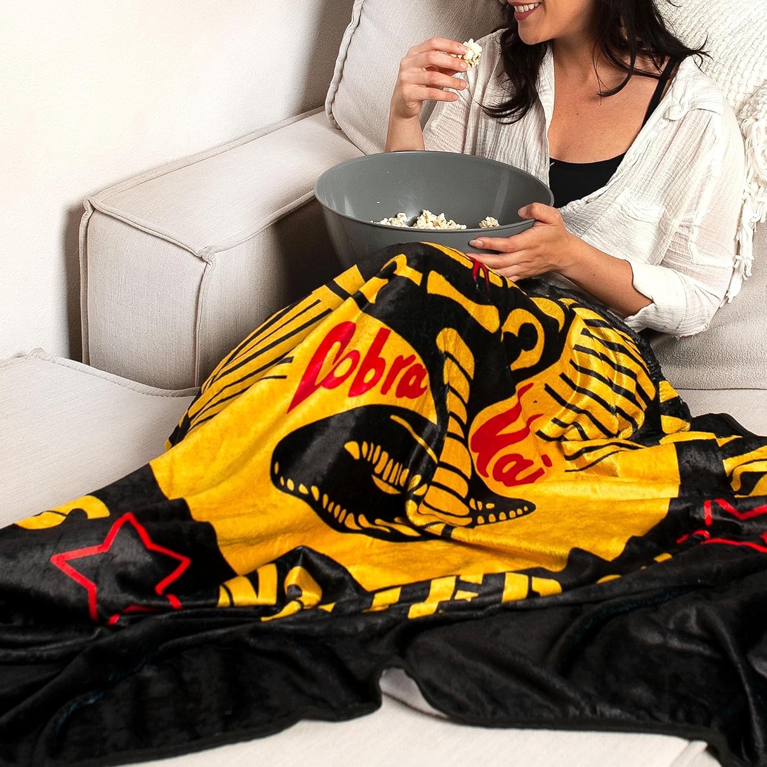 Cobra Kai Plush Throw Blanket