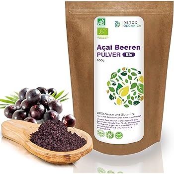 VivaNutria, 500g Acai Pulver, Acai-Pulver, Acaipulver ohne Zusätze ...