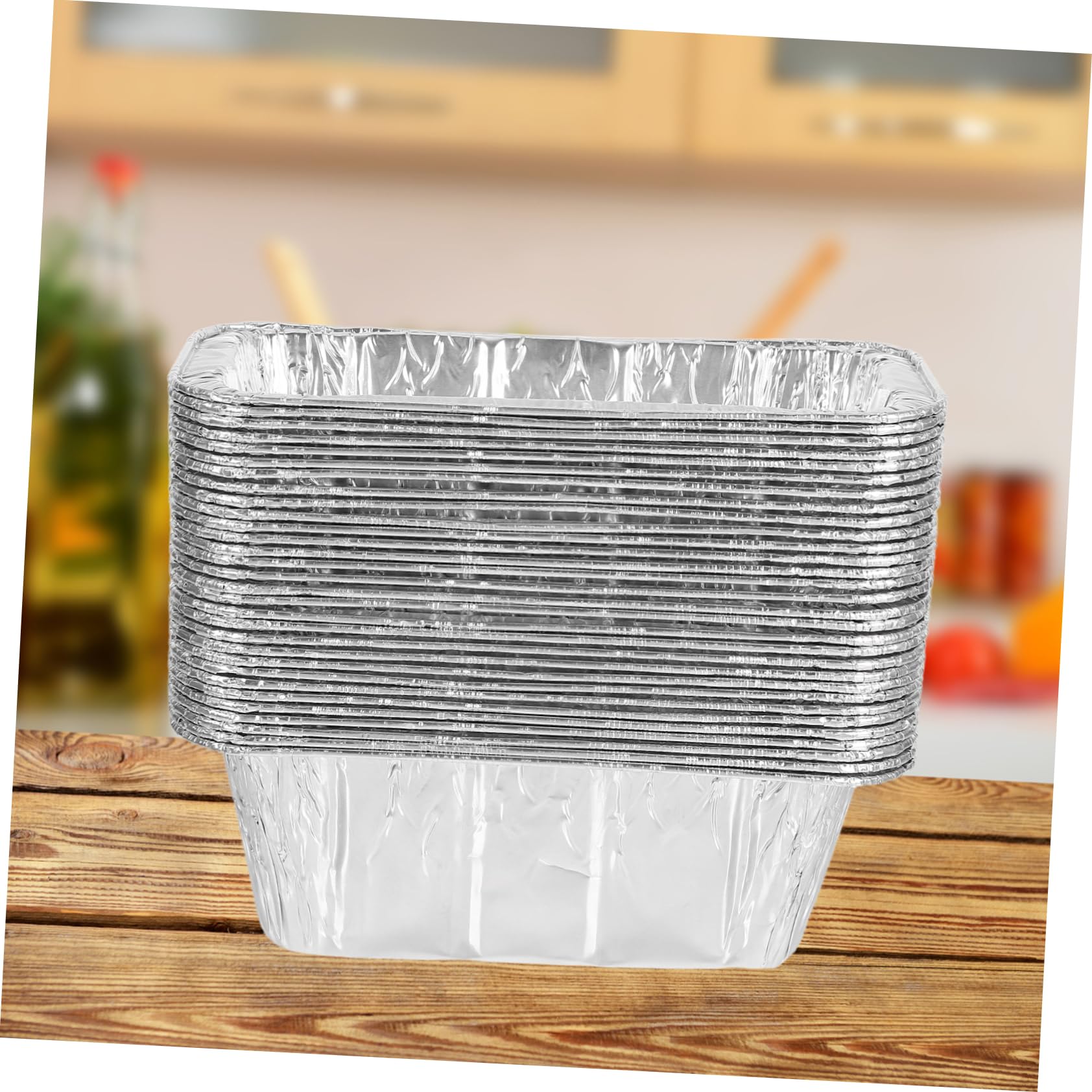 Gatuida Leccarda in Alluminio 30 Pezzi per Barbecue e Griglia a Gas, Vassoi Raccogli Grasso Resistenti al Calore 800ml, Accessori per Cucina All'aperto e Forno, Raccolta Efficiente