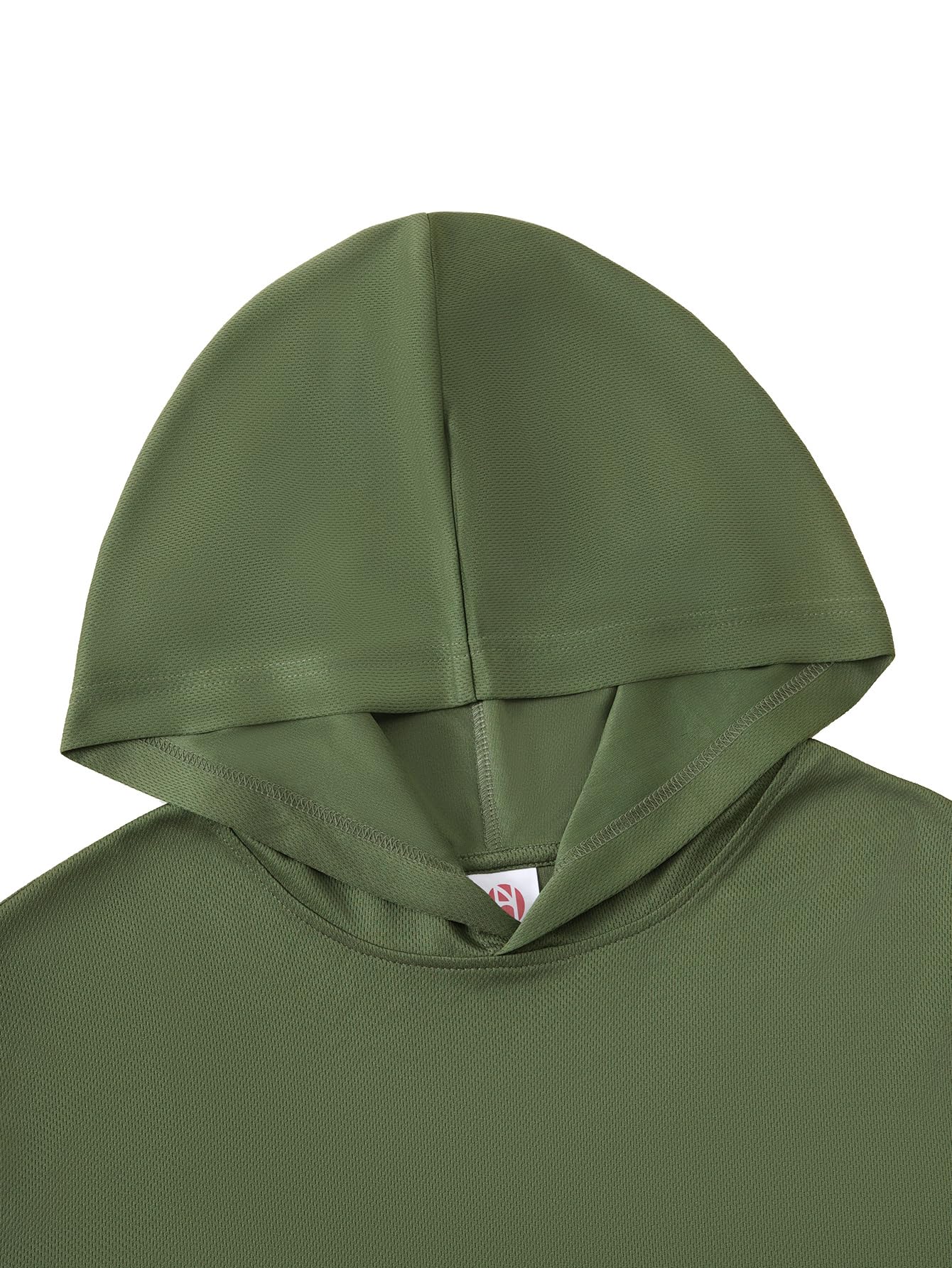 LeeHanTon Paquete de 5 camisetas de manga larga para hombre, secado rápido, protección UV, sudaderas con capucha para gimnasio, entrenamiento, deportes al aire libre, camisetas atléticas