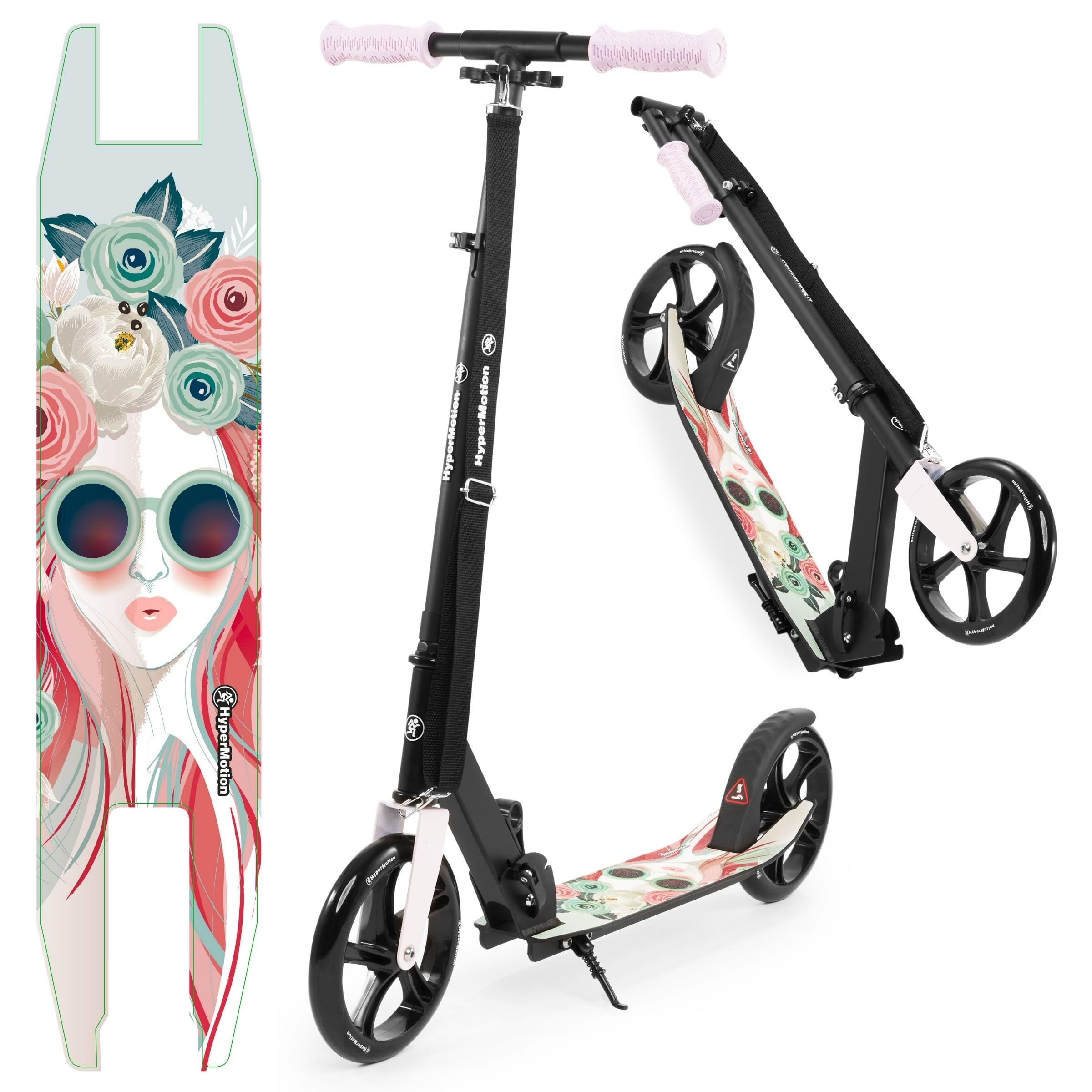 HyperMotion Scooter for Children from 7 Years and Teenagers – Large 200 mm Wheels
