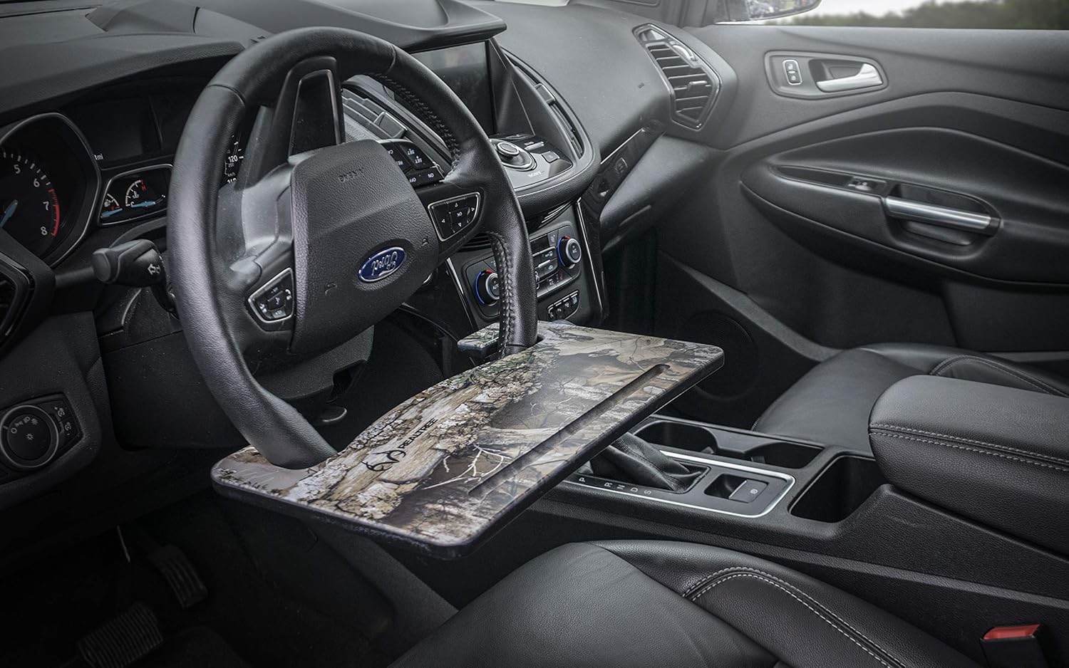 AutoExec AUE13000 Wheelmate Car Desk Grey Steering Wheel Tray for Laptop, Writing Space and Eating on The Go : Automotive