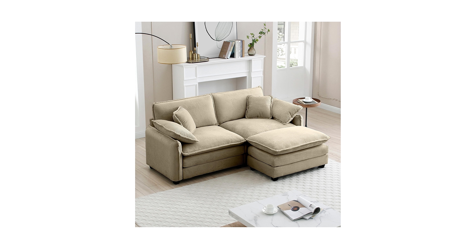 MOMO NATURAL CLOUD SOFA 2P&OTTOMAN set① MOMO NATURAL CLOUD SOFA 2P&OTTOMAN set① MOMO NATURAL | モモ