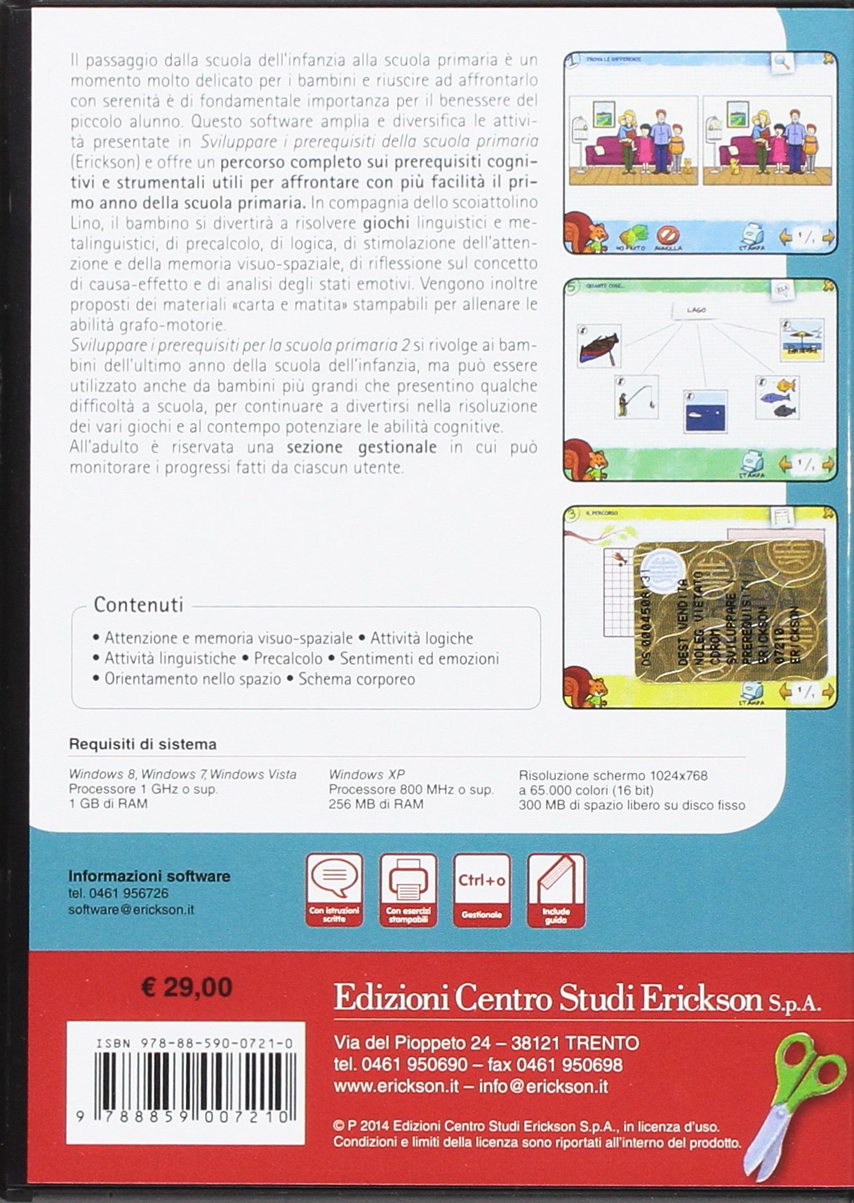 Sviluppare i prerequisiti per la scuola primaria. Nuovi giochi e attività su attenzione, logica, linguaggio, pregrafismo, precalcolo e orientamento... CD-ROM (Vol. 2)