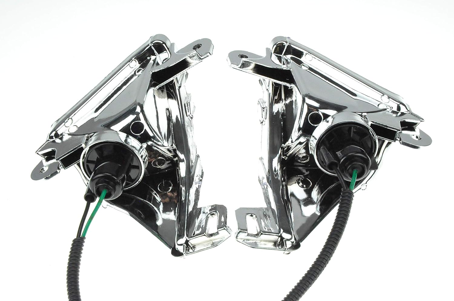 TOPZONE Fit for KAWASAKI 2006-2007 Ninja ZX-10R; 2007-2016 Ninja ZX-6R; 2006-2019 Ninja ZX-14R; Front Indicator Turn Signal Blinker Light + Built-in BULBS (Clear Lens + Bulbs)