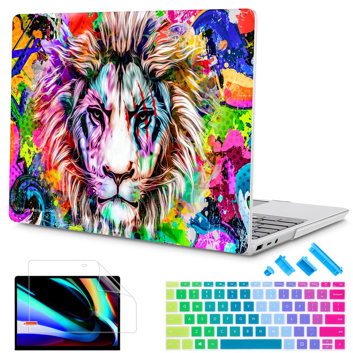 Tuiklol Case for 15 Inch Microsoft Surface Laptop 5/4/3 2022-2020, Model 1979/1953/1872/1873 Hard Shell Cover, Keyboard Cover+Screen Protector+Dust