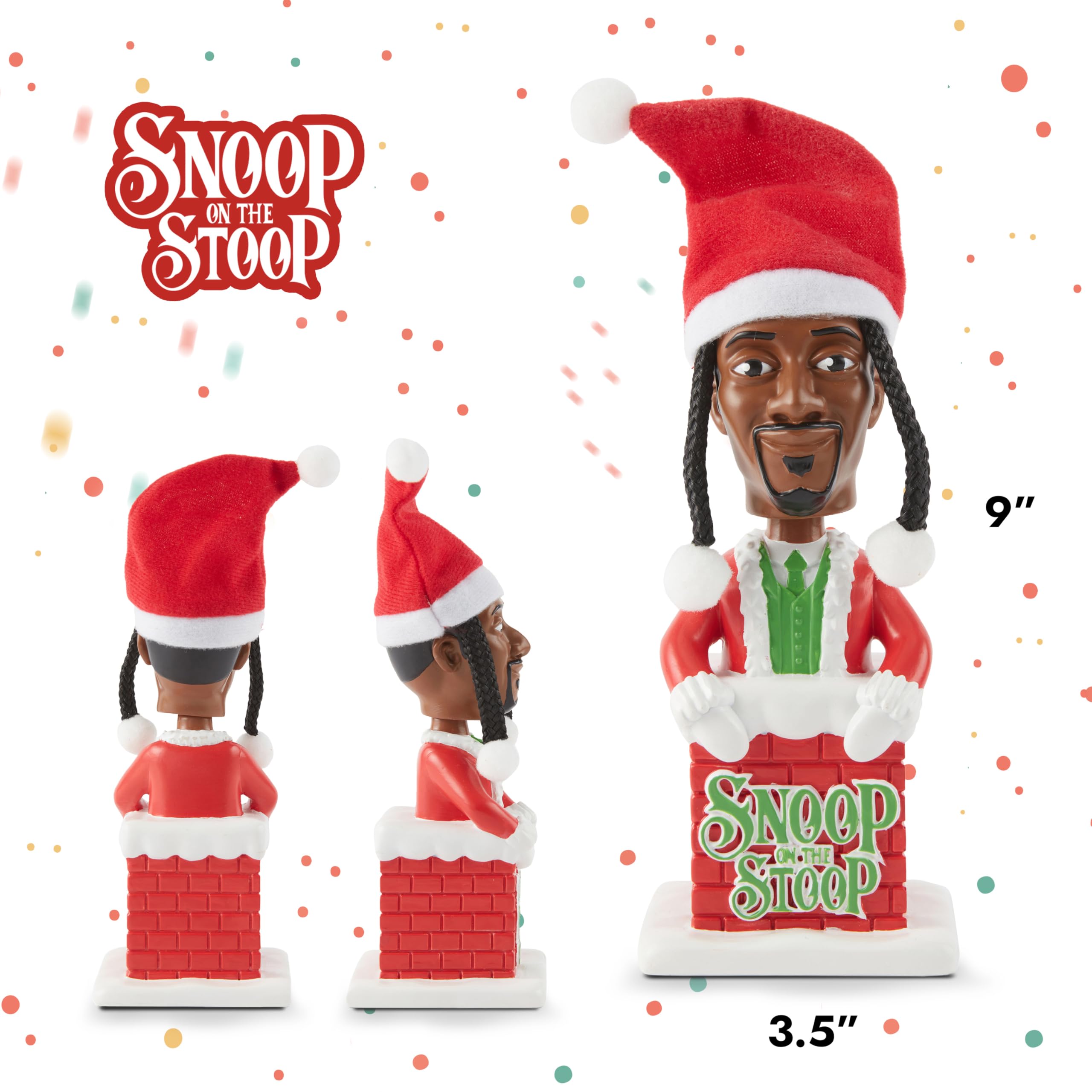 Amazon.com: Snoop Dogg Snoop on The Stoop Bobble Head - Christmas