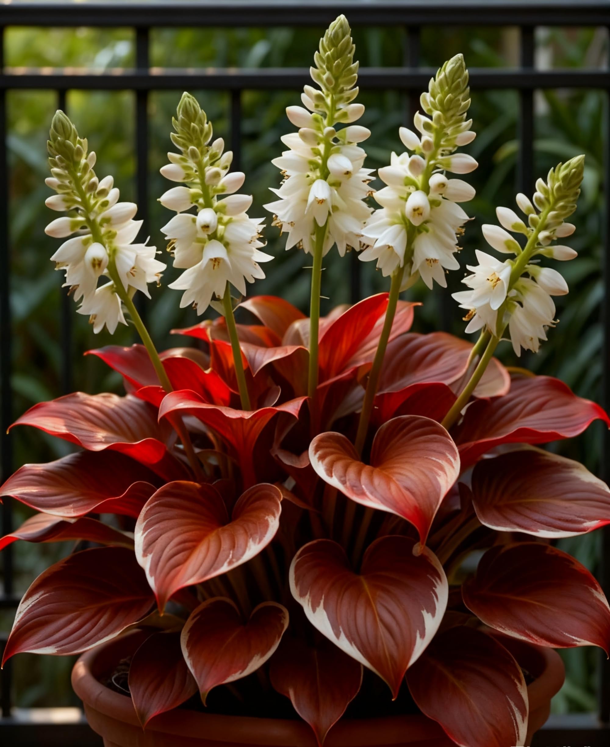 Hosta Plants Ready to Plant – Low Maintenance Greenery for Outdoor Decoration,Hardy Perennial, Excellent Display-6bulbs-C