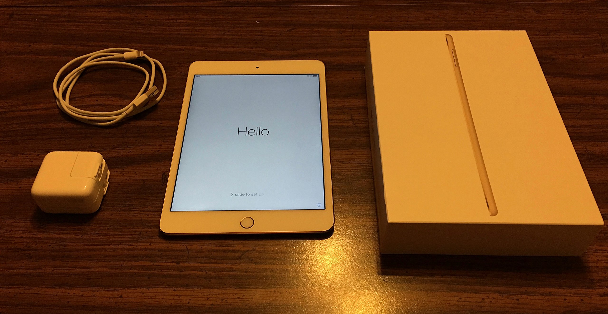 極美品】ケース付き Apple iPad mini4 128gb ゴールドWi-Fi