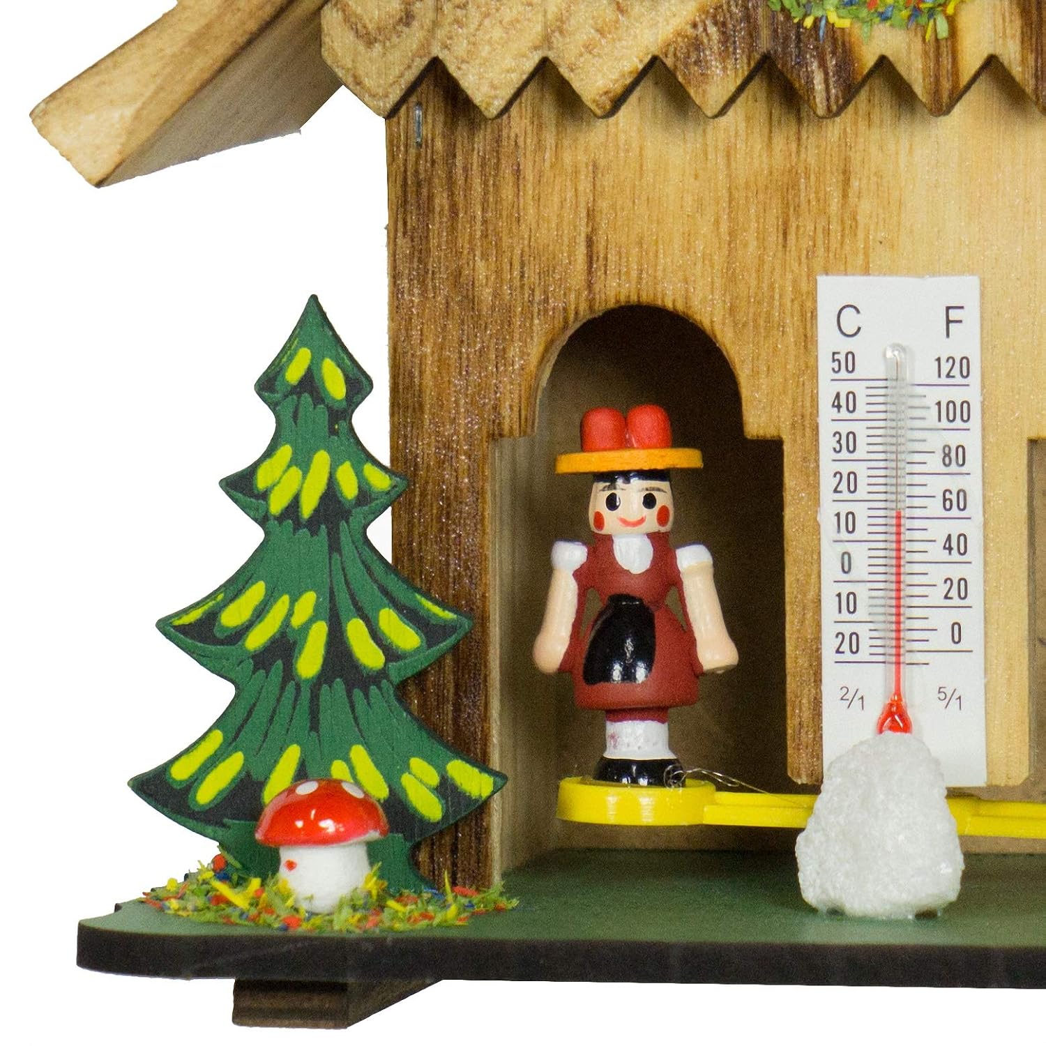 Trenkle German Black Forest Weather House TU 73 Hell