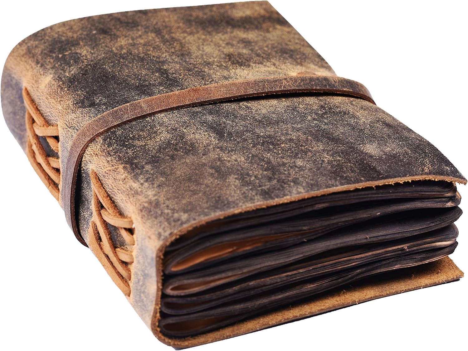 Leather Journal - Vintage Leather Journal for Women & Men - Leather Bound Journal - Book of Shadows - Spell Book - 340 Vintage paper by Leather Village