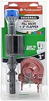 Vista 7 de Fluidmaster 400CAR3P5 PerforMAX Kit de reparación de válvula de llenado de inodoro de alto rendimiento ajustable y aleta para inodoros de válvula