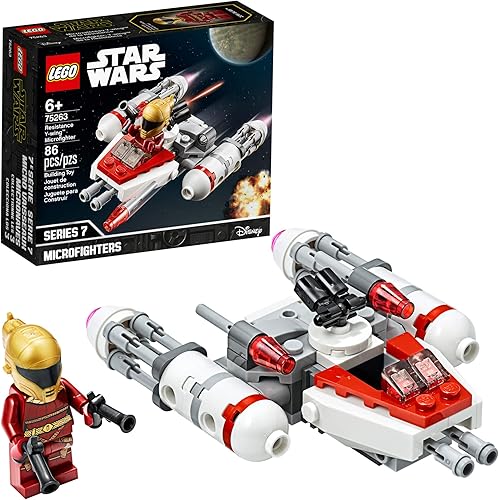 LEGO Star Wars Resistance Y-Wing Microfighter 75263 Kit de construcción de juguete genial para niños, nuevo 2020 (86 piezas)