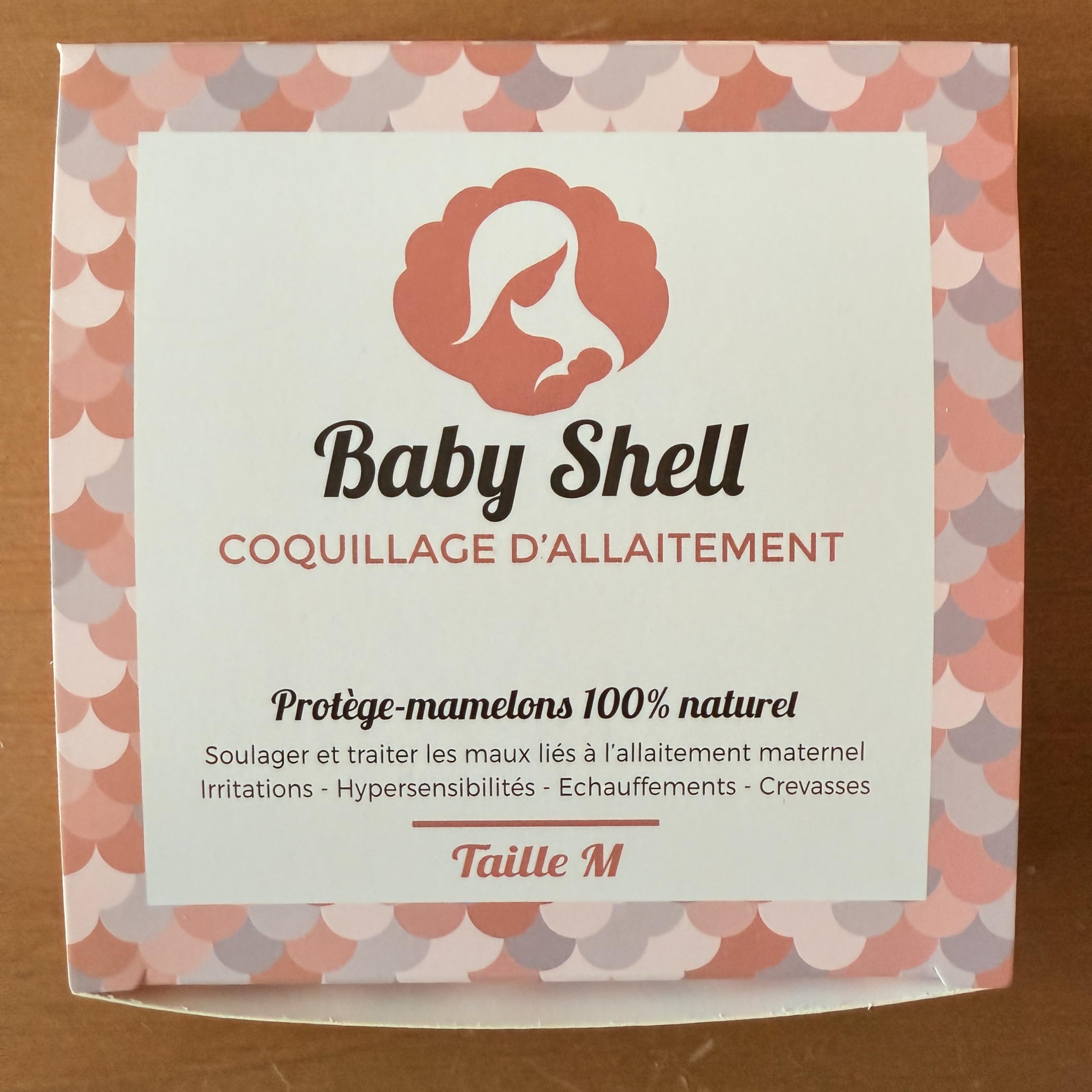 Coquillage d'allaitement Baby Shell - Coquille naturelle prévention et traitement des fissures | Taille Medium (Lot de 2 = 2 coquillages)