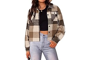 HOTOUCH Cropped Shacket: The Ultimate Fall Fashion Statement for Ladies in 2024