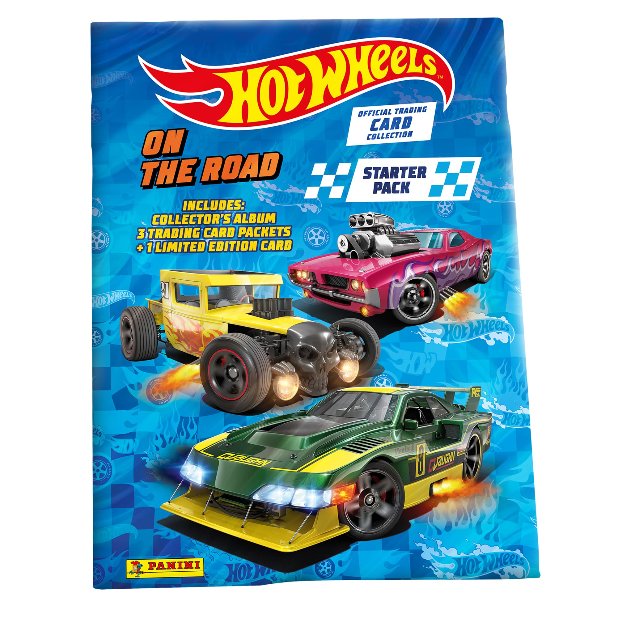 Hot Wheels On The Road Trading Card Collection - Starter Pack