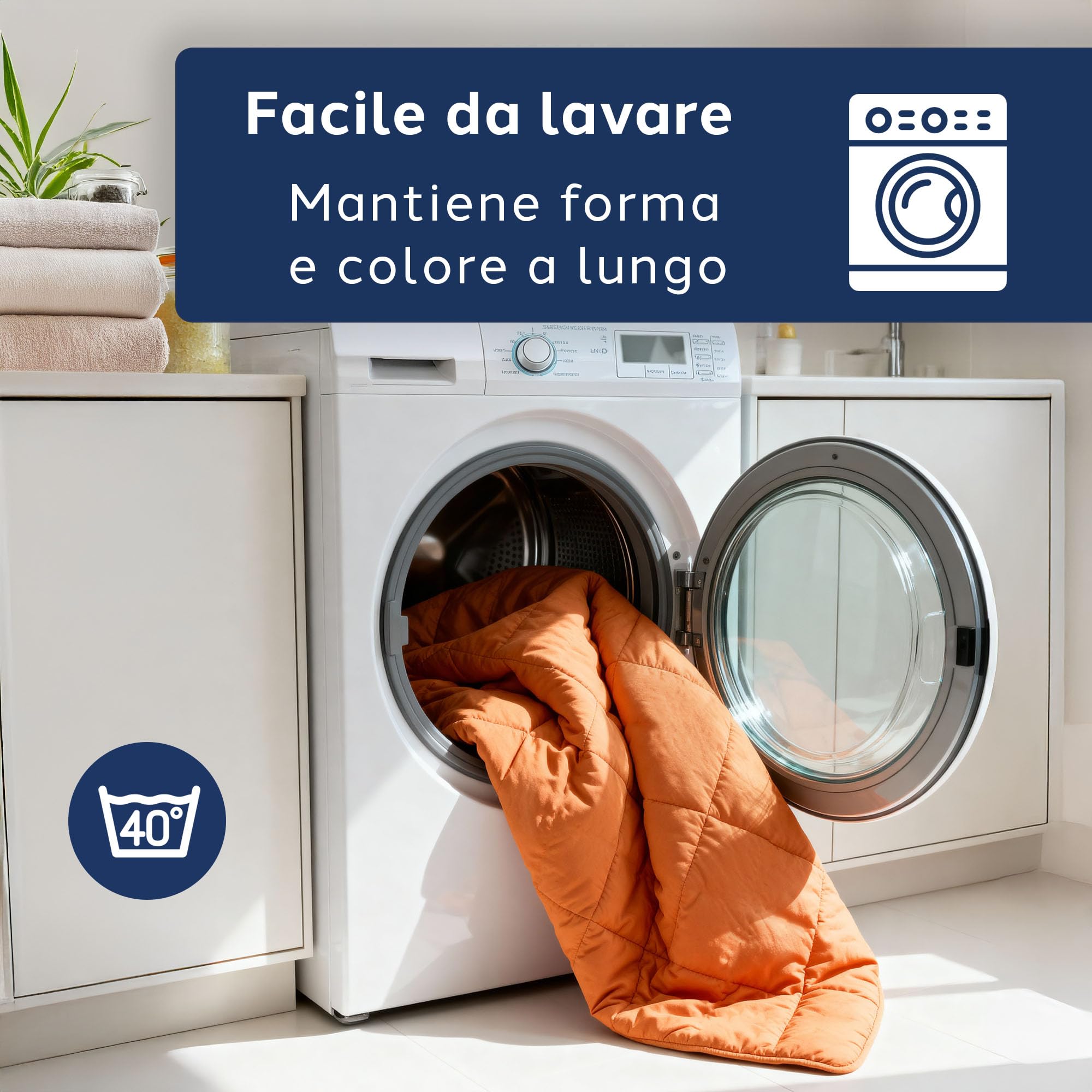 Caleffi - Piumone Matrimoniale Invernale 260x265 cm - Trapunta Matrimoniale Invernale per Inverno e Mezza Stagione - Copriletto in Microfibra Caldo e Morbido - Piumino Autunnale Made in Italy