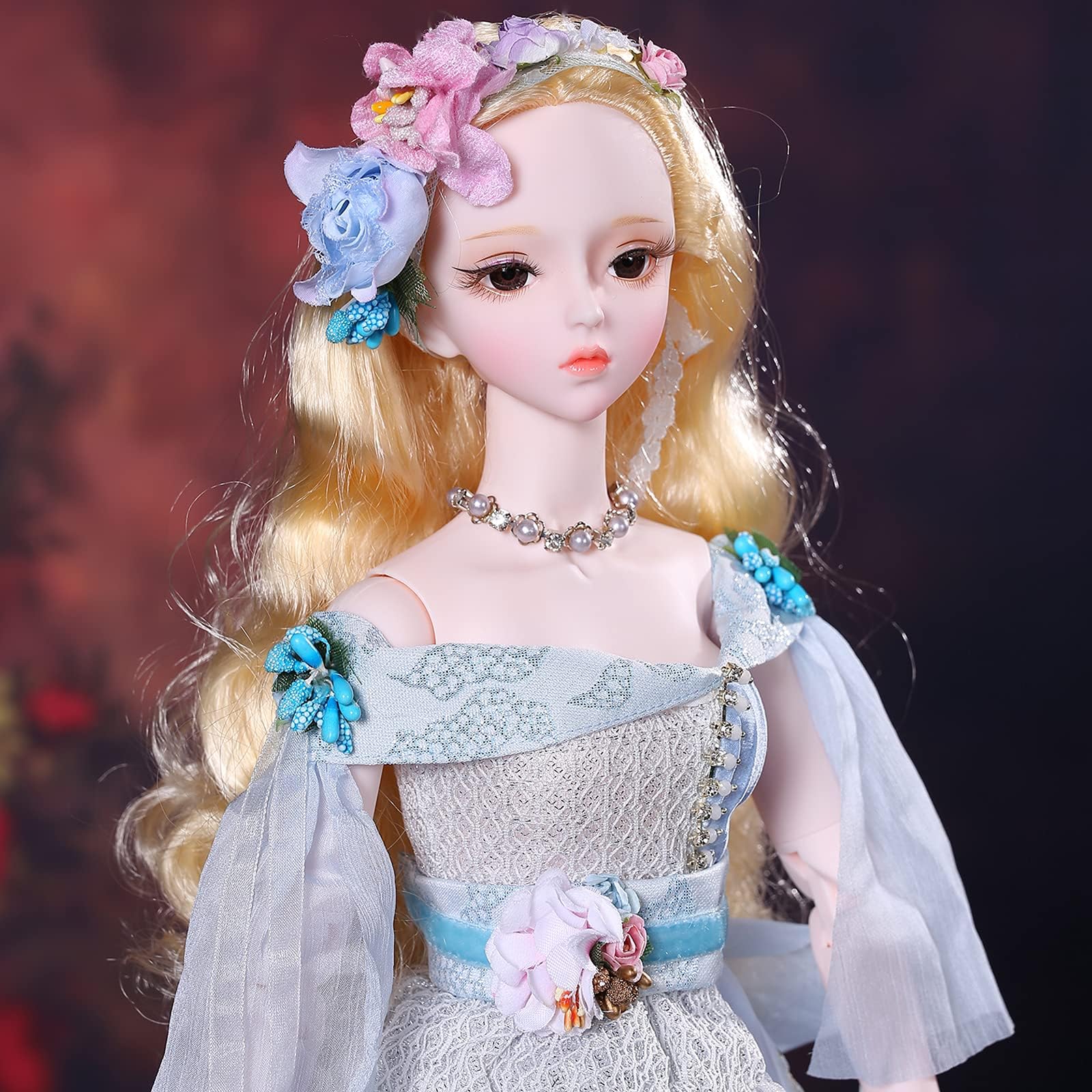 Ball Jointed Doll 1/3 BJD Dolls, Easy to Pose with Beautiful Outfit and Doll Accessories, as Fashion Surprise Doll Gifts for Girls, Collector Dolls for Children's Day -Caro