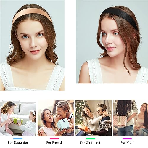 Miniatura 2 de Ivyu Diademas para la cabeza para mujer, diademas para mujer, accesorios para el cabello, diademas duras para niñas, antideslizantes, a la moda,