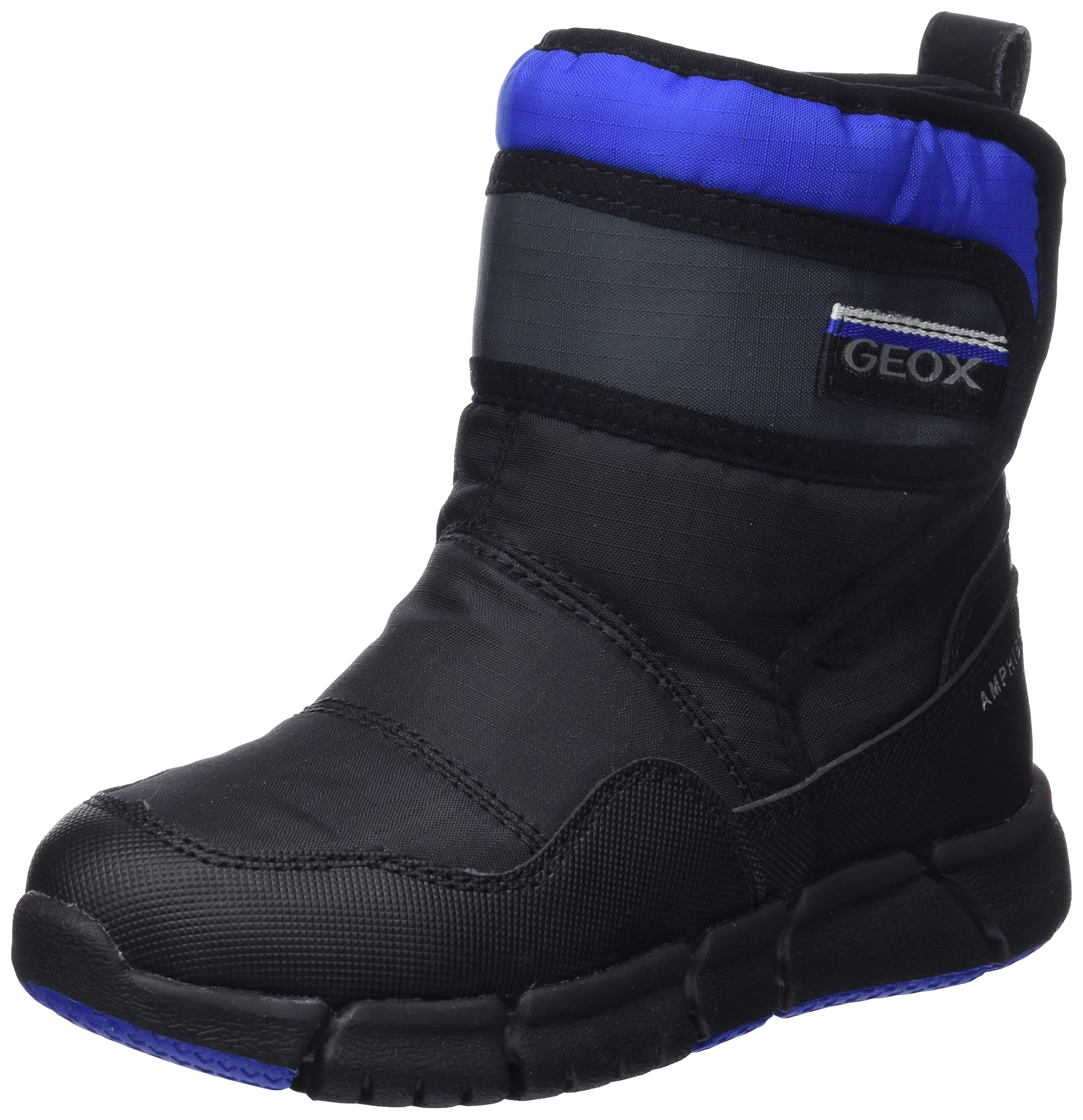 Geox Boy's J Flexyper Boy Abx Ankle Boots, Black Royal, 12.5 UK