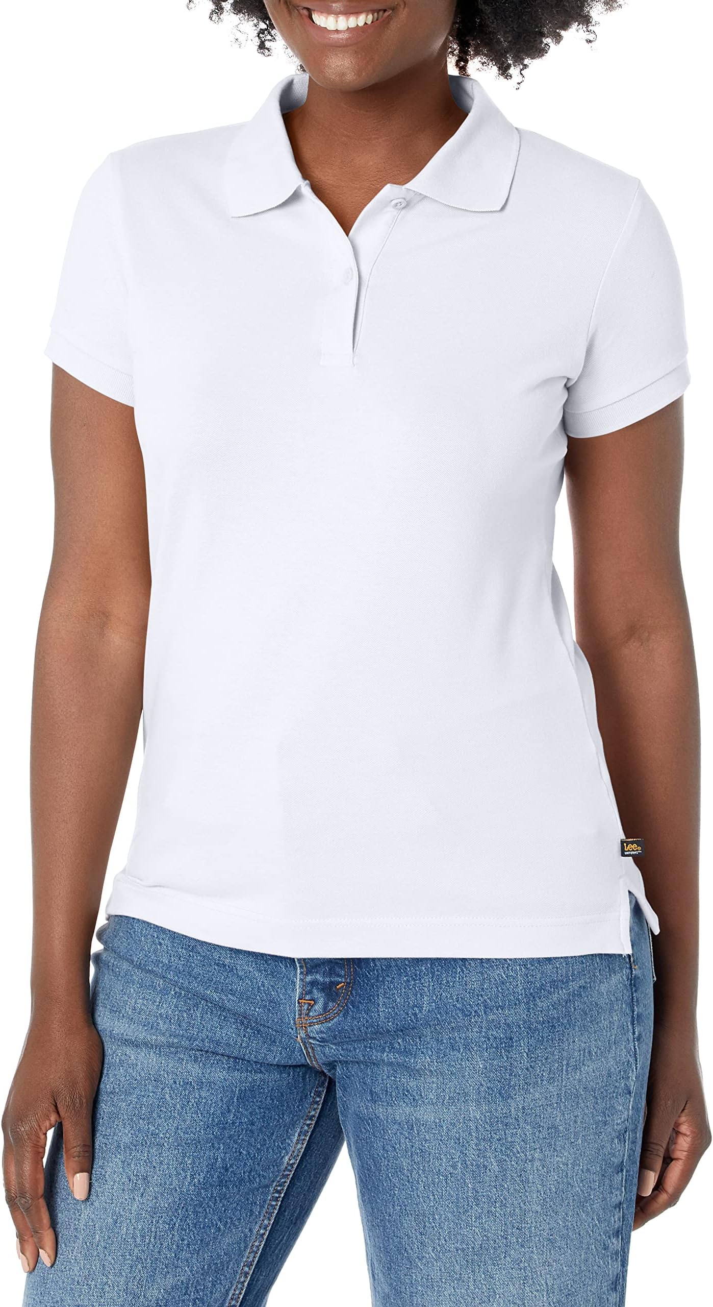 Uniforms Juniors' Stretch Pique Polo Shirt