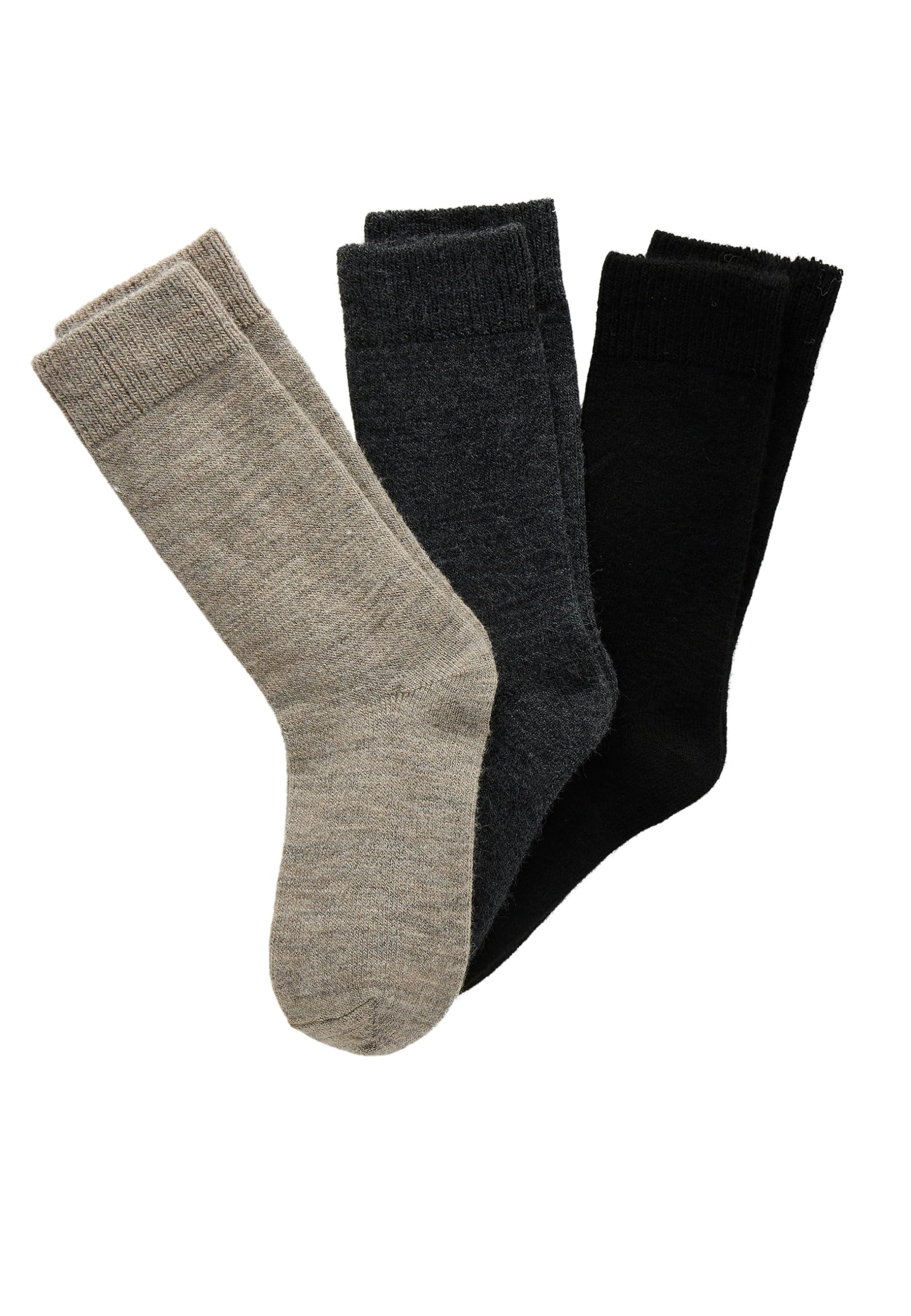Damart Men's Black Assorted Pack Of 3 Thermolactyl Socks