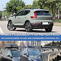Vista 2 de Snailfly Barras Transversales de Techo Actualizadas Compatibles con Volvo XC40 2018-2025, Barras Cruzadas Cerrables para Equipaje, Accesorios