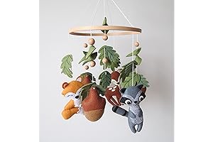 Woodland Crib Mobile: Forest Animal Friends for Sweet Dreams