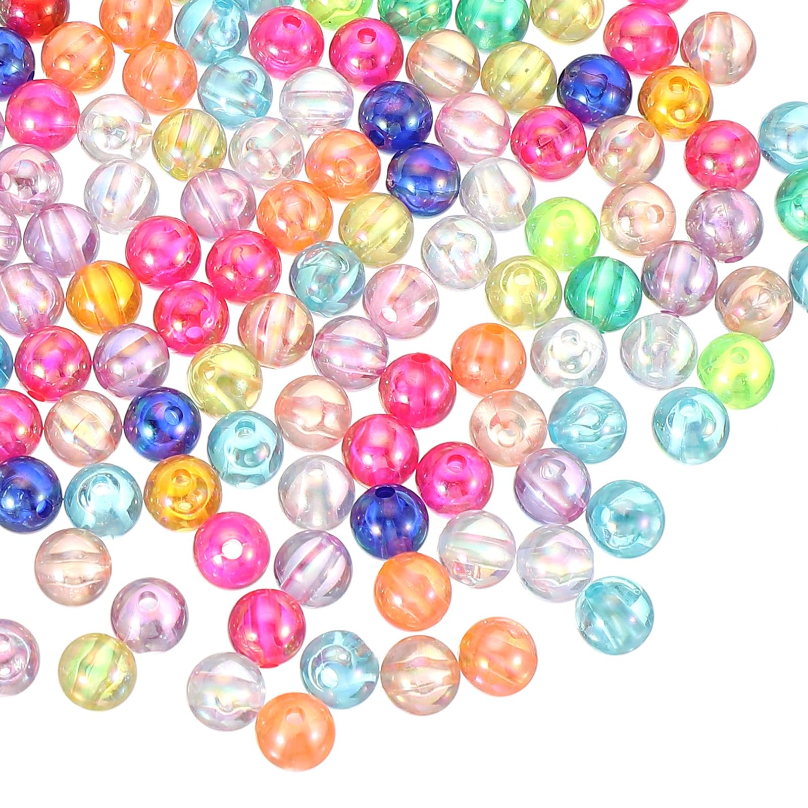 Perles rondes transparentes AB pour créer vos bijoux d'été